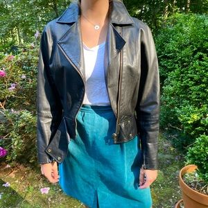 Donna Karen Signature calfskin jacket